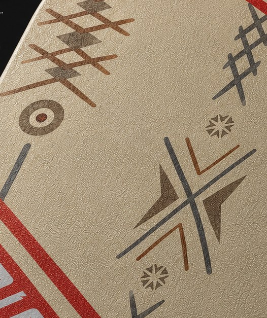 Close-up of the granulated graphene texture across the paddle face